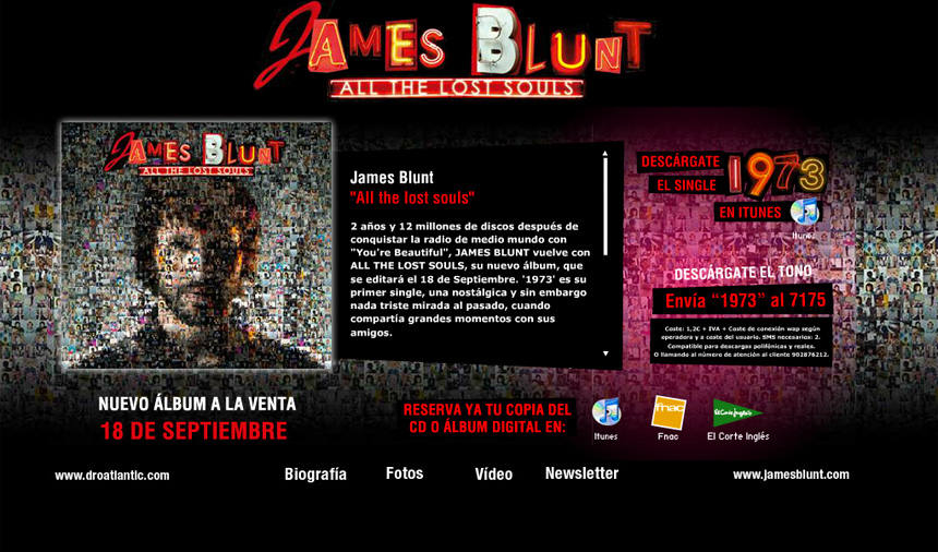 James Blunt Publibureau